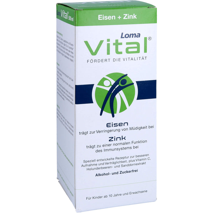 Lomavital Eisen+Zink, 500 ml FLU