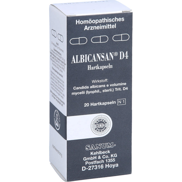 Albicansan D4 Sanum-Kehlbeck Kaps., 20 pc Capsules