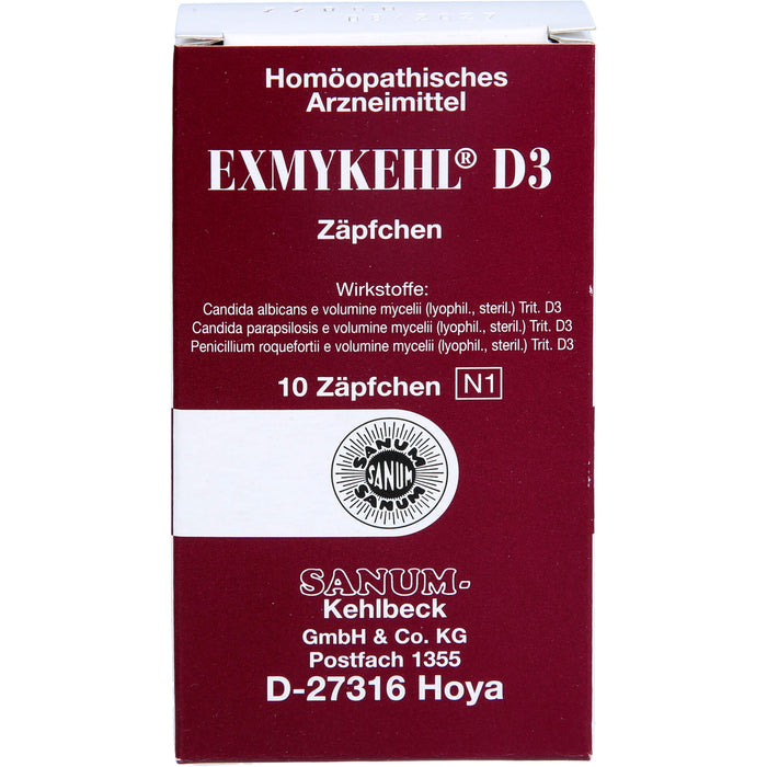 EXMYKEHL D3 Zäpfchen, 10 pc Suppositoires