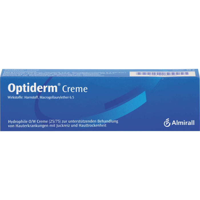 Optiderm Creme bei Hauterkrankungen mit Juckreiz und Hauttrockenheit, 50 g Cream