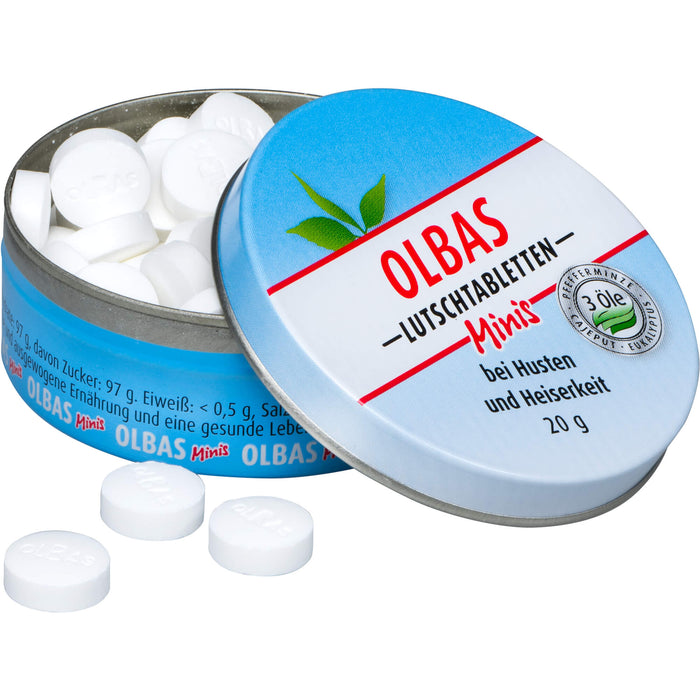 OLBAS Lutschtabletten Minis bei Husten und Heiserkeit, 20 g Tablets