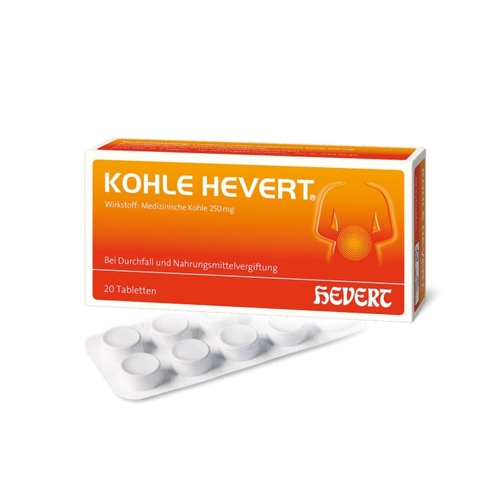 Kohle Hevert Tabletten, 20 pcs. Tablets