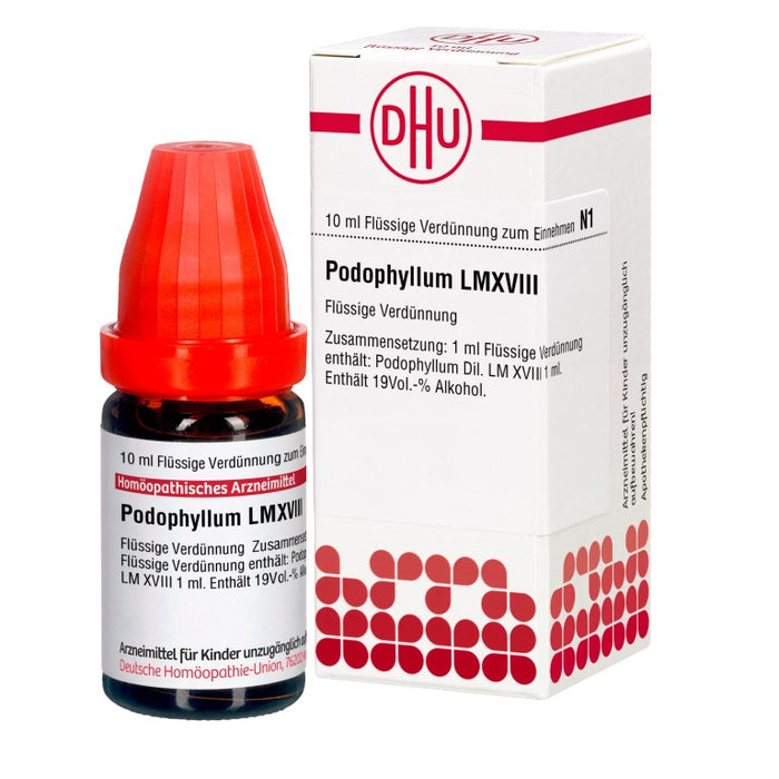 DHU Podophyllum LM XVIII Dilution, 10 ml Lösung