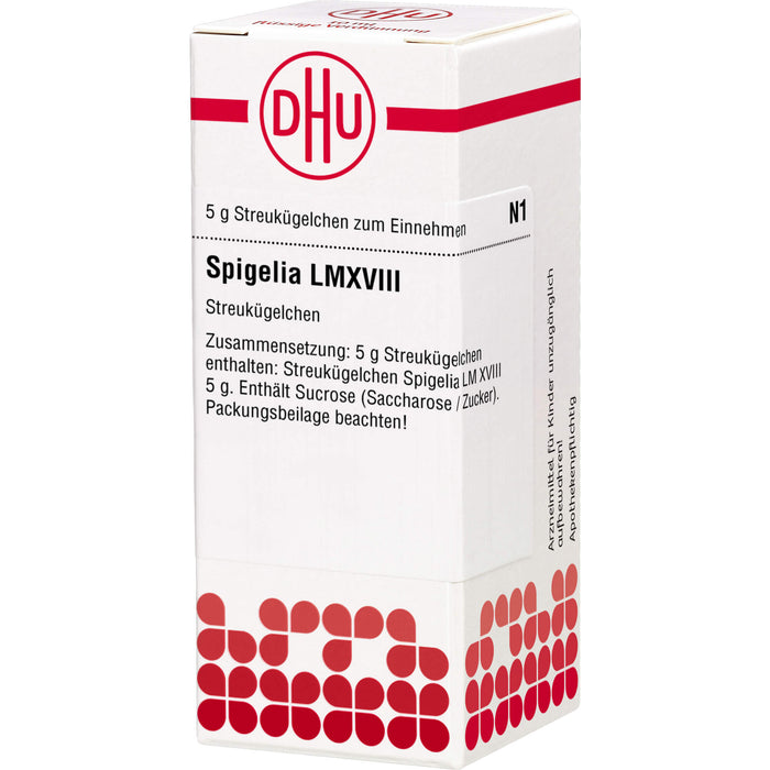 DHU Spigelia LM XVIII Streukügelchen, 5 g Globules