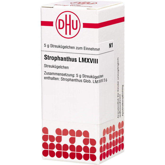 DHU Strophanthus LM XVIII Streukügelchen, 5 g Globules