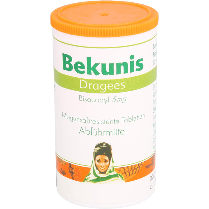 Bekunis Dragees Bisacodyl 5 mg Abführmittel, 80 St. Tabletten