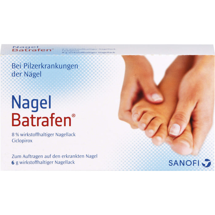 Nagel Batrafen 8% wirkstoffhalt. Nagellack, 6 g LOE