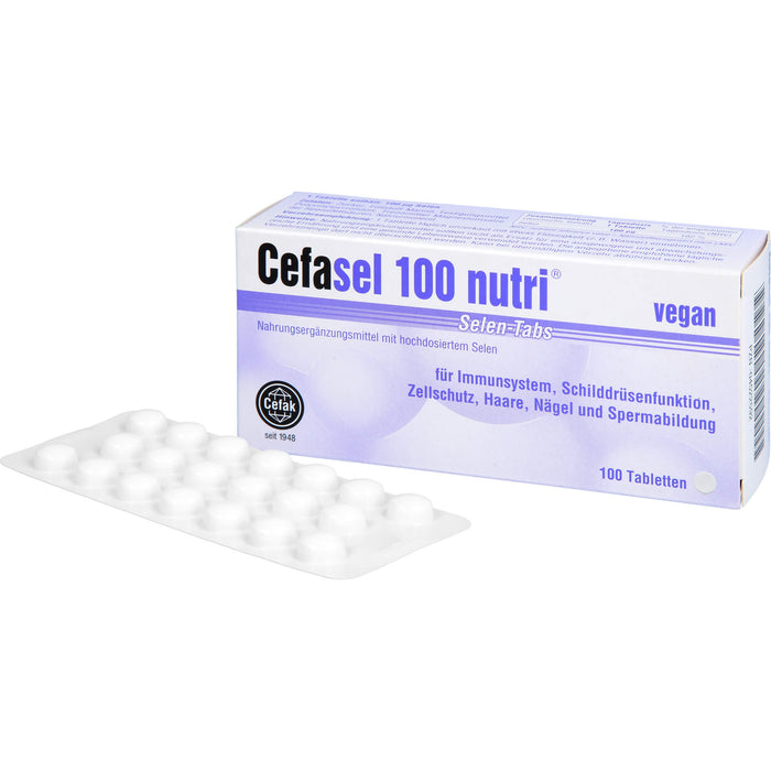 Cefasel 100 nutri Selen-Tabs Tabletten, 100 pc Tablettes