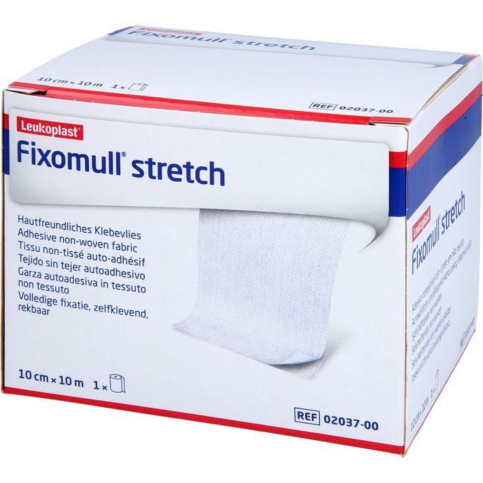 Fixomull Stretch 10 m x 10 cm Klebevlies zur Verbandfixierung, 1 pcs. Bandage pulp