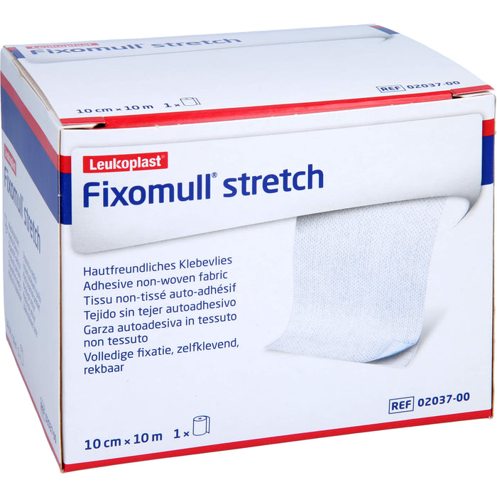 Fixomull Stretch 10 m x 10 cm Klebevlies zur Verbandfixierung, 1 pc Pâte à papier