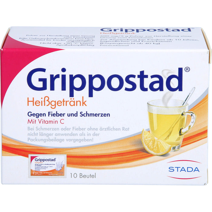 Grippostad Heißgetränk Pulver, 10 St. Beutel