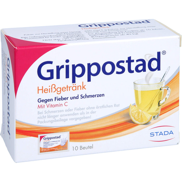 Grippostad Heißgetränk Pulver, 10 pc Sachets