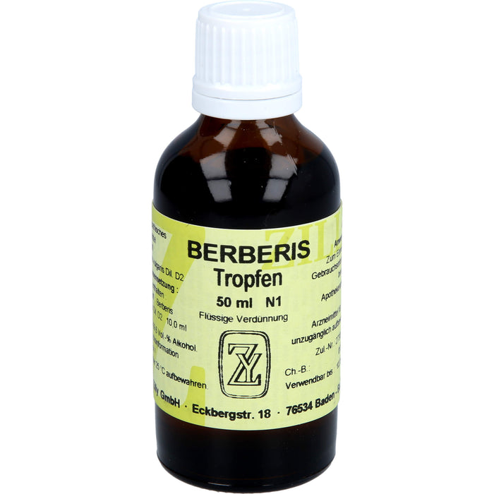 Fritz Zilly Berberis Tropfen, 50 ml Lösung