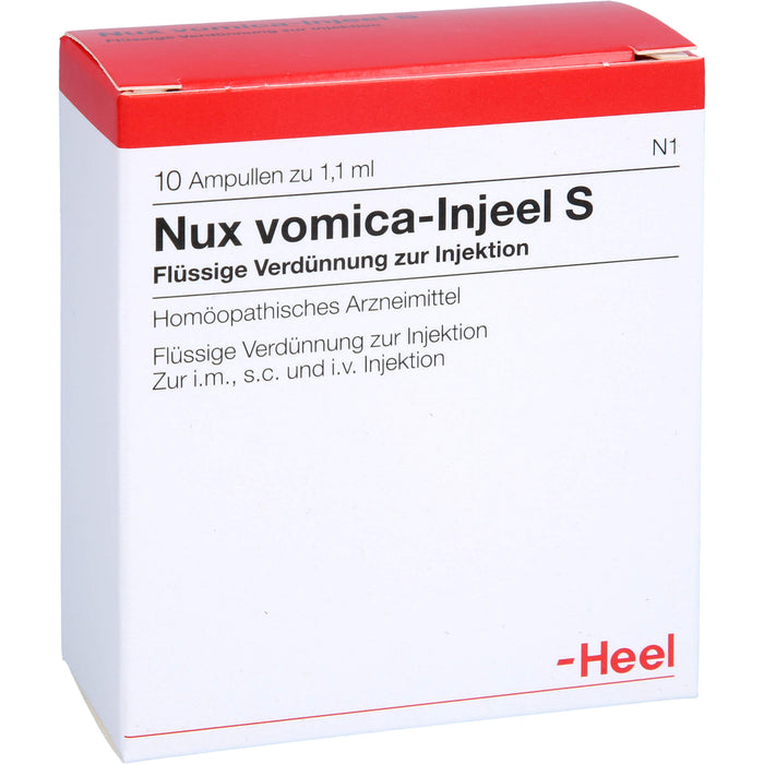 Nux vomica-Injeel S flüssige Verdünnung, 10 St. Ampullen