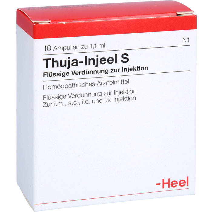 Thuja-Injeel S flüssige Verdünnung, 10 pc Ampoules