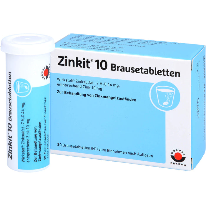 Zinkit 10 Brausetabletten, 20 St. Tabletten