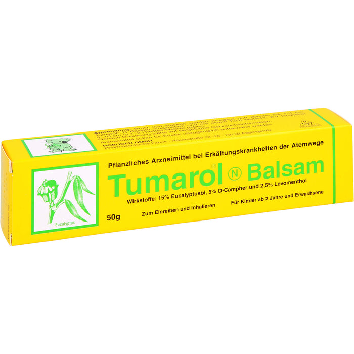 Tumarol N Balsam bei Erkältungskrankheiten der Atemwege, 50 g Crème