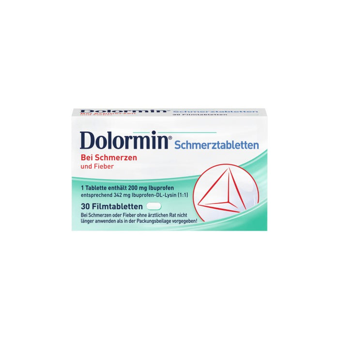 Dolormin Schmerztabletten bei Schmerzen und Fieber, 30 St. Tabletten