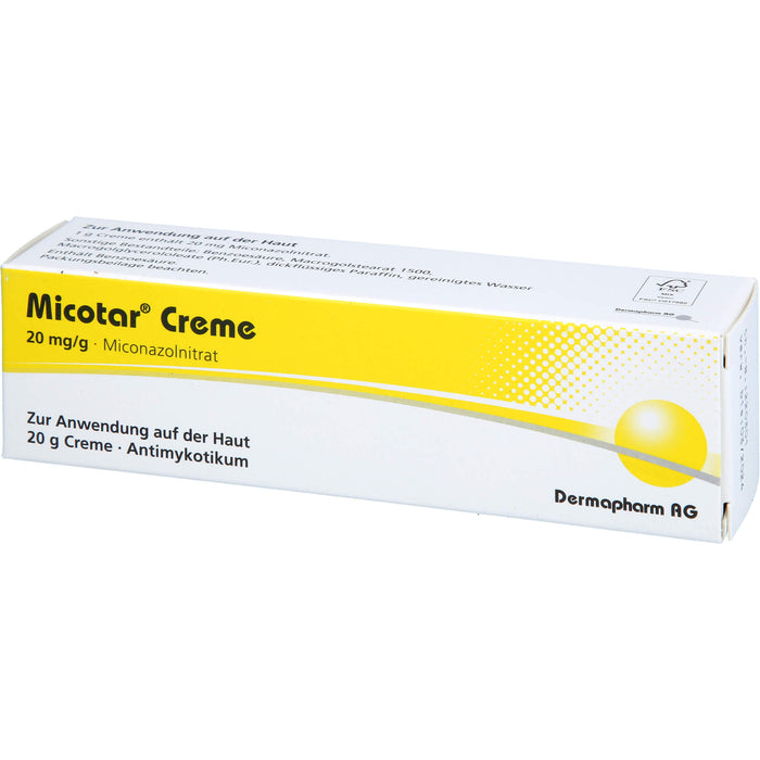 Micotar Creme, 20 g Cream