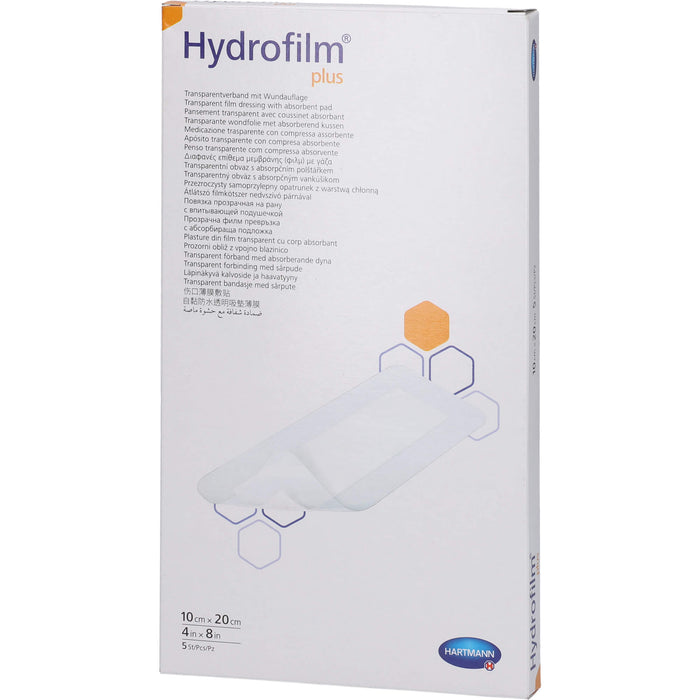 Hydrofilm Plus Transparentverband 10x20cm, 5 St VER