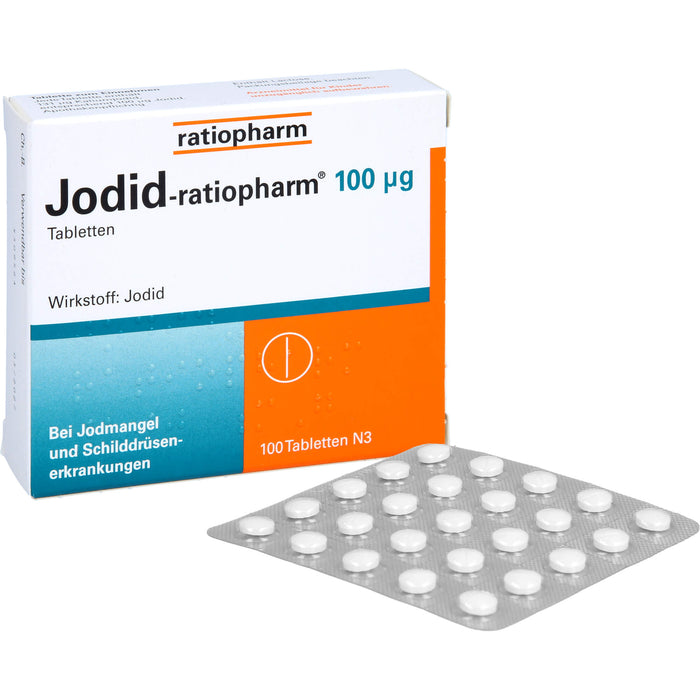 Jodid-ratiopharm 100 µg Tabletten, 100 pcs. Tablets