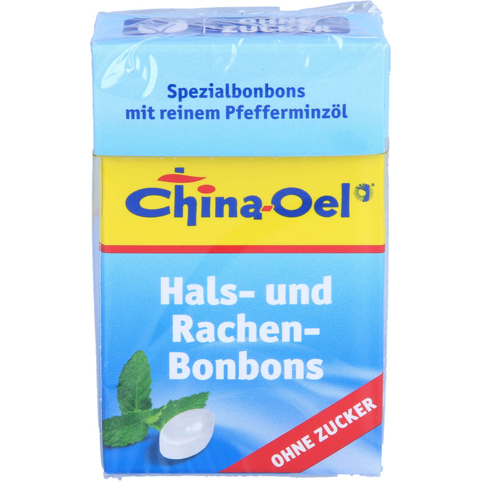 China-Oel Hals- und Rachenbonbons ohne Zucker, 40 g Bonbons