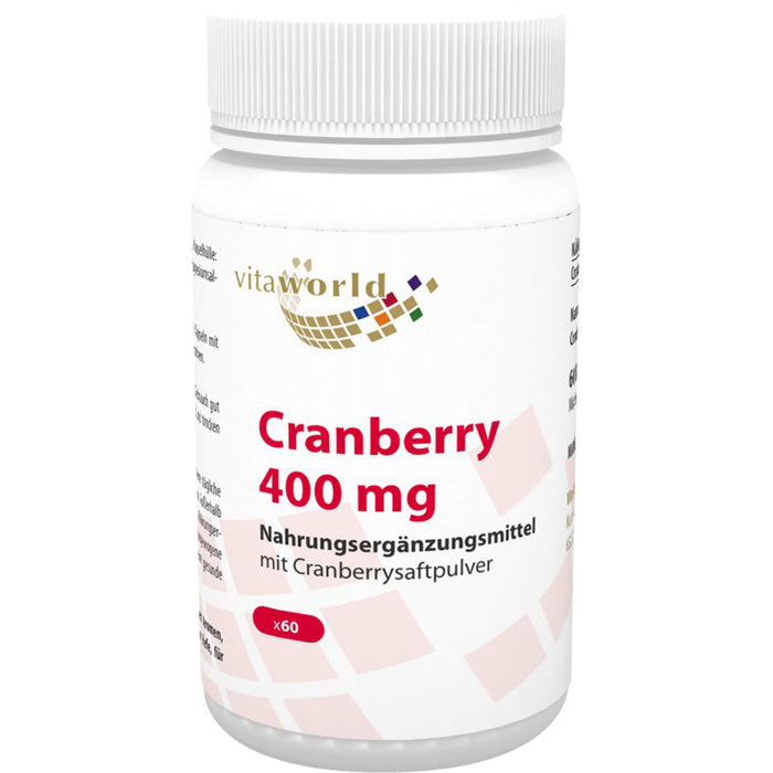 vitaworld Cranberry 400 mg Kapseln, 60 pcs. Capsules