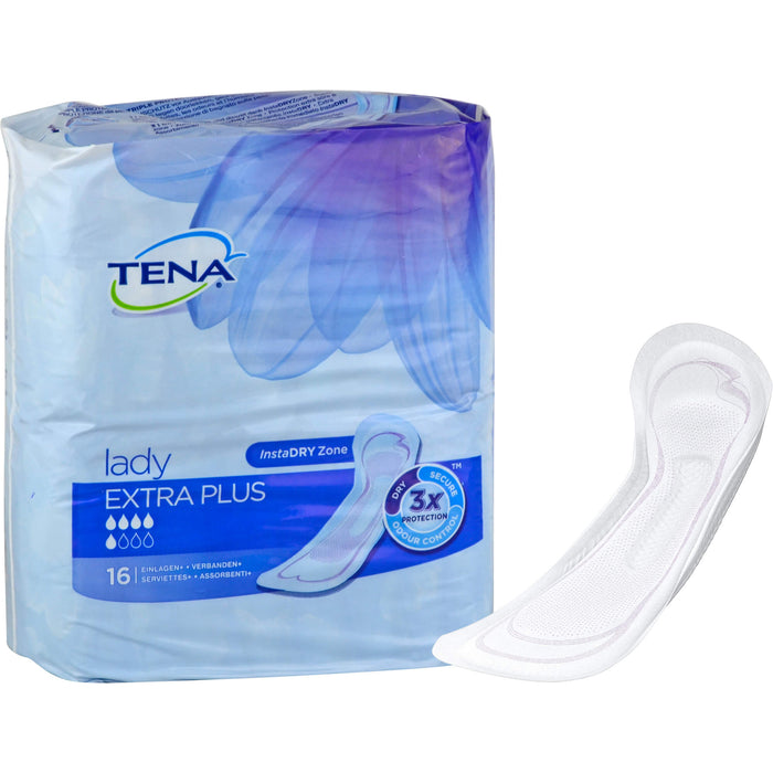 TENA Lady Extra Plus Einlagen, 16 pcs. Insoles