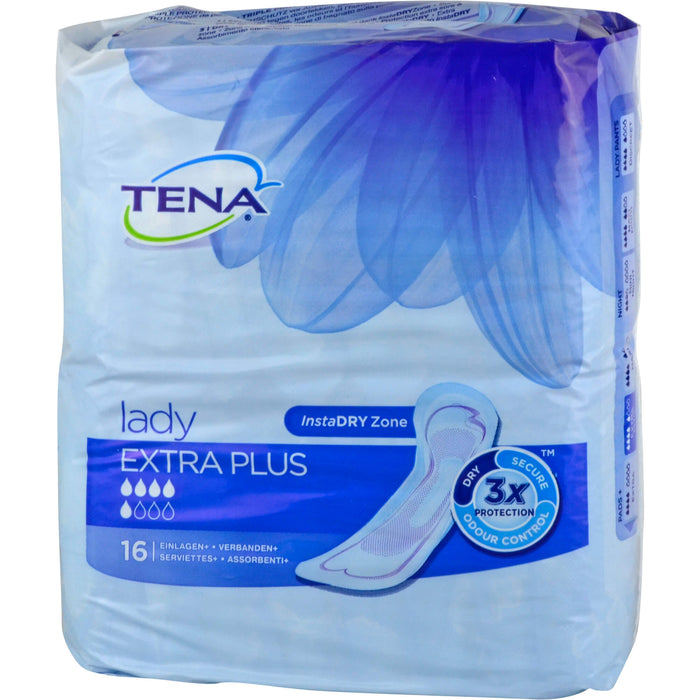 TENA Lady Extra Plus Einlagen, 16 pcs. Insoles