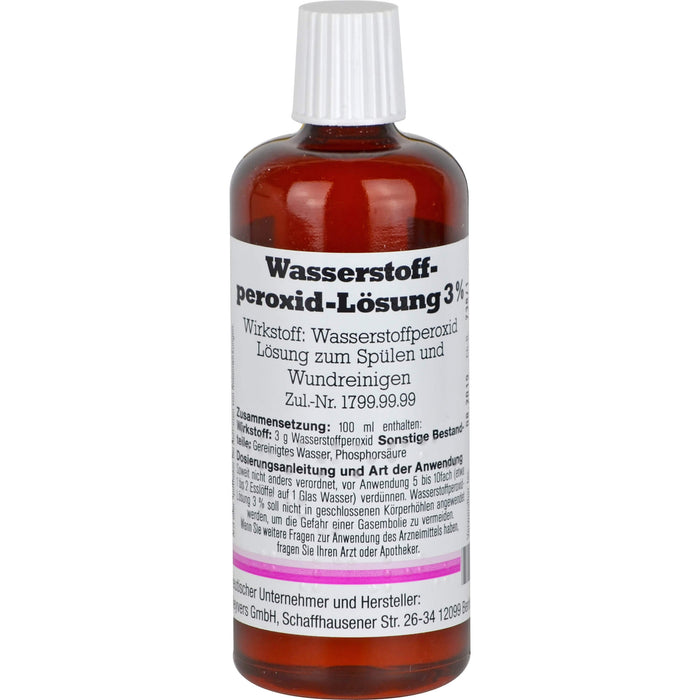 Paul W. Beyvers Wasserstoffperoxid-Lösung 3 %, 100 ml Lösung