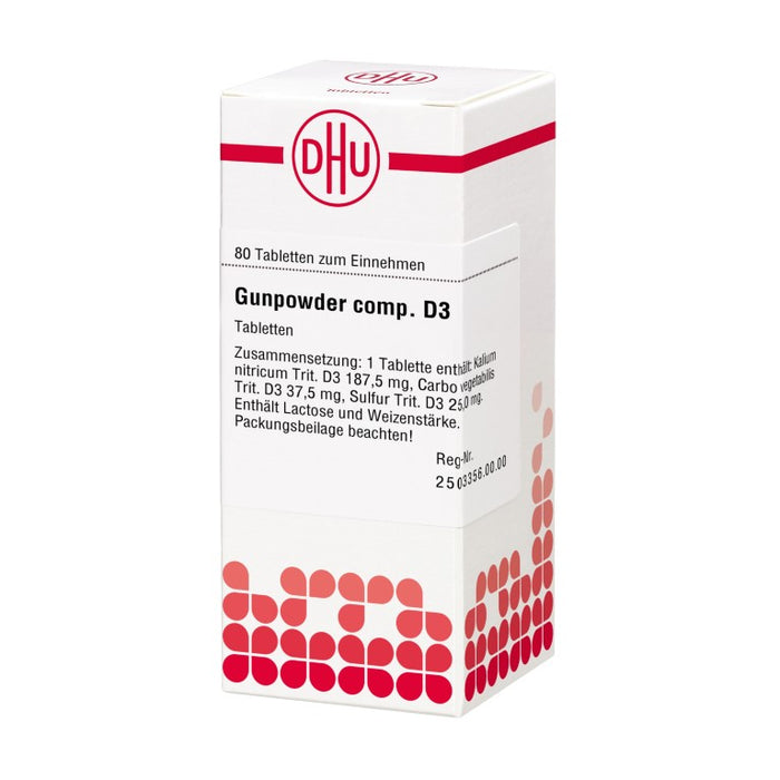 Gunpowder comp. D3 DHU Tabletten, 80 St. Tabletten