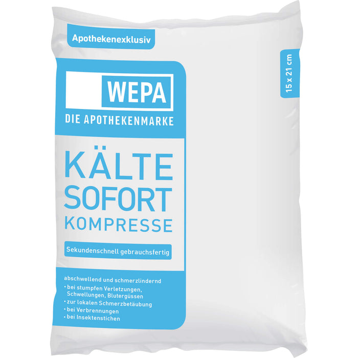 WEPA Kälte-Sofort-Kompresse 15 x 21 cm, 1 pcs. Compresses