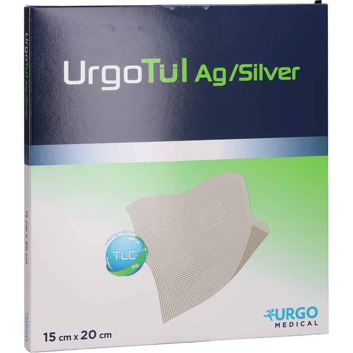 Urgotül Silver, Lipidokolloid-Wundauflage mit Silbersalz, 5 St. Wundgaze