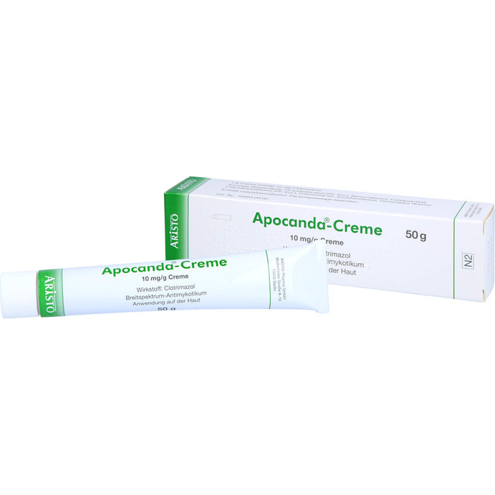 Apocanda-Creme Breitspektrum-Antimykotikum, 50 g Creme