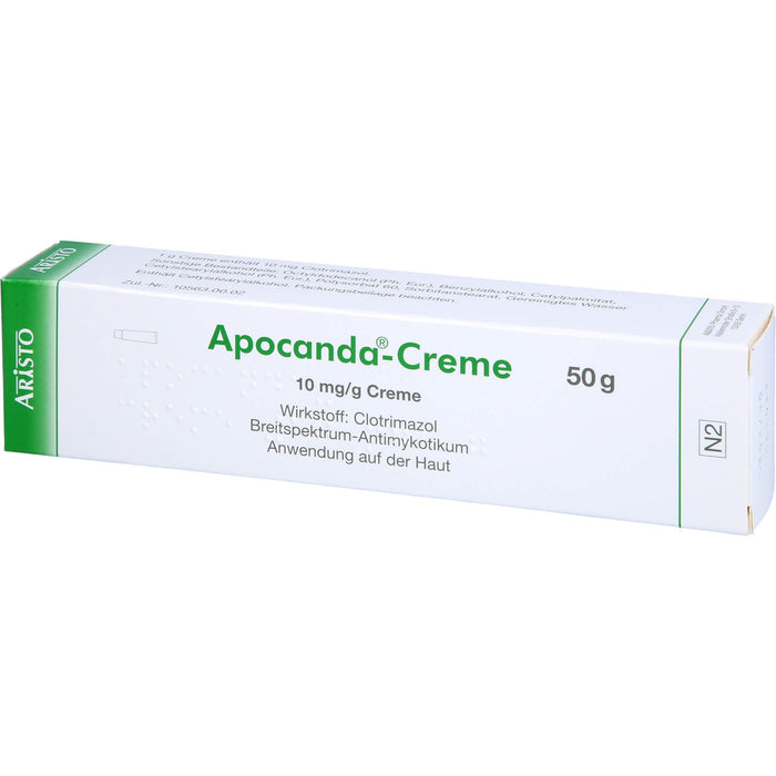 Apocanda-Creme Breitspektrum-Antimykotikum, 50 g Cream