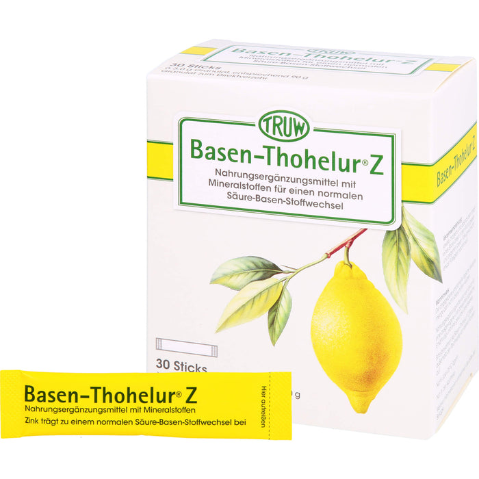 Basen-Thohelur Z Sticks für einen normalen Säure-Basen-Stoffwechsel, 30 pcs. Sachets