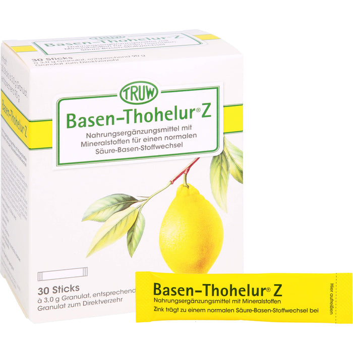 Basen-Thohelur Z Sticks für einen normalen Säure-Basen-Stoffwechsel, 30 pc Sachets