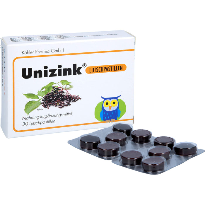 Unizink Lutschpastillen, 30 pcs. Pastilles