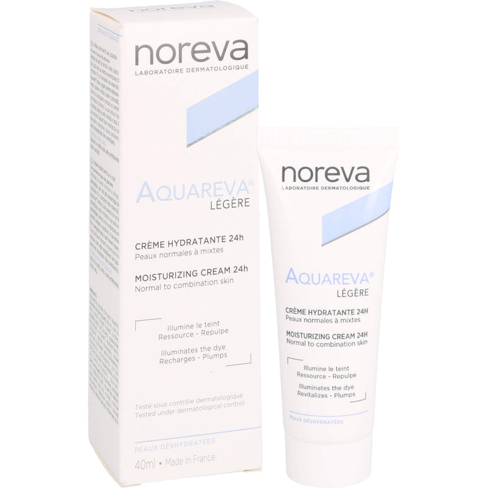 noreva Aquareva Feuchtigkeitscreme 24h, 40 ml Crème