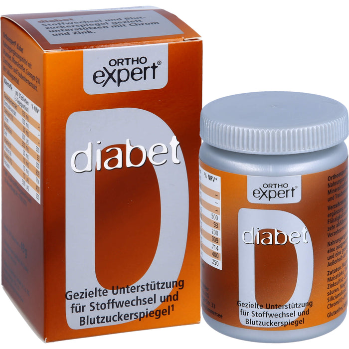 Orthoexpert diabet Tabletten unterstützt gezielt den Stoffwechsel, 60 pc Tablettes