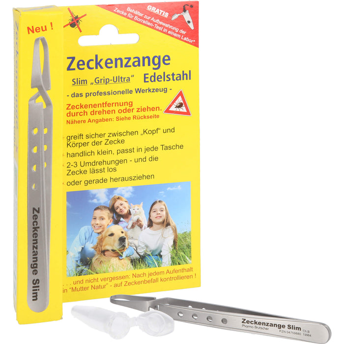 Pharma Brutscher Zeckenzange Chirurgenstahl, 1 pcs. Tick remover