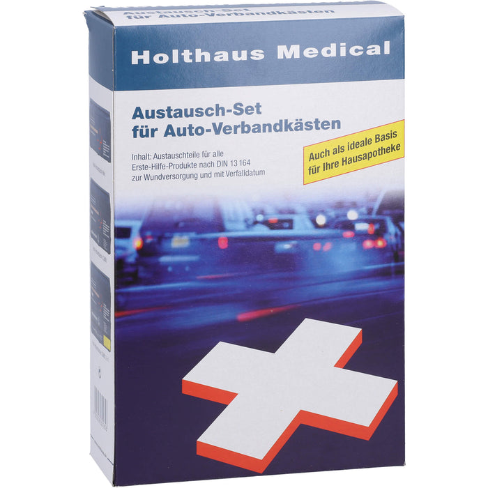 Holthaus Medical Austausch-Set für Auto-Verbandkästen für DIN 13164 Kfz, 1 pcs. Box