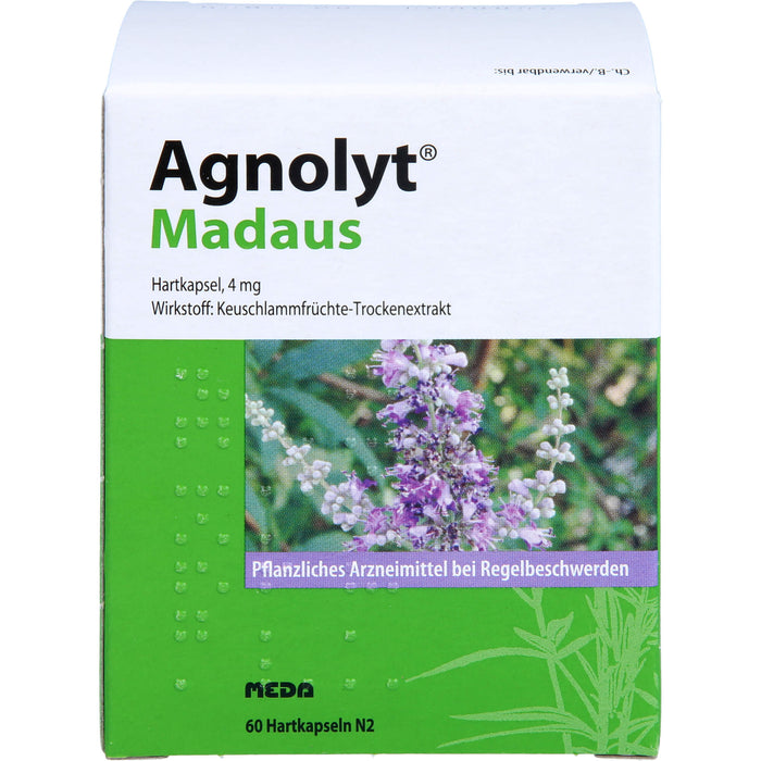 Agnolyt MADAUS Hartkapseln bei Regelbeschwerden, 60 pcs. Capsules