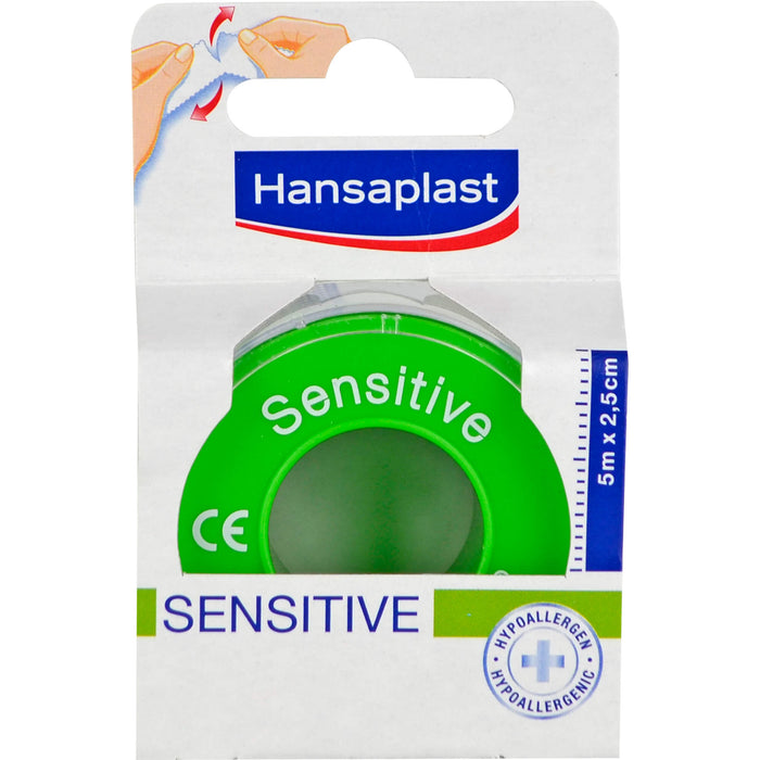 Hansaplast Sensitive Fixierpflaster 5 m x 2,5 cm, 1 pcs. Patch