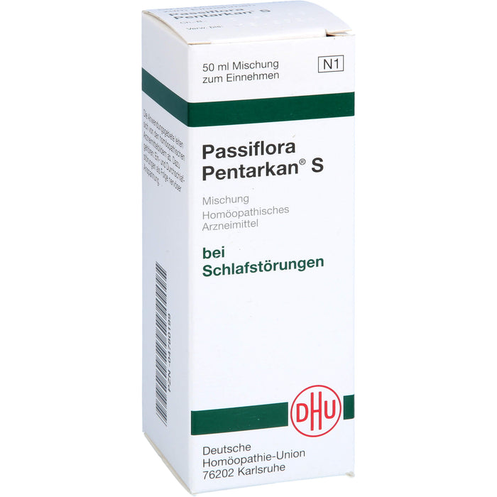 DHU Passiflora Pentarkan S Mischung bei Schlafstörungen, 50 ml Lösung