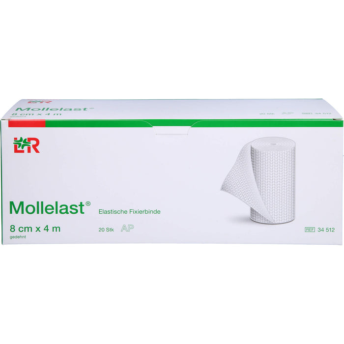 Mollelast Elastische Fixierbinde 8 cm x 4 m, 20 pc Bandage