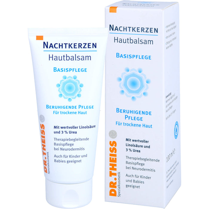 DR.THEISS Nachtkerzen Hautbalsam beruhigende Pflege für trockene Haut, 100 ml Crème