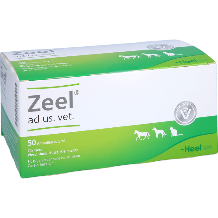 Zeel ad us. vet. flüssige Verdünnung für Pferd, Hund, Katze und Kleinnager, 50 pc Ampoules