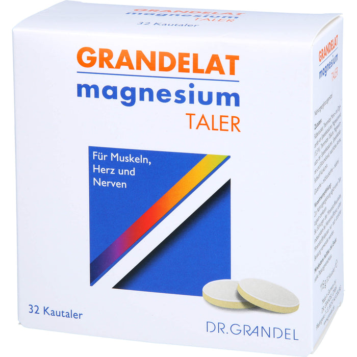 GRANDELAT Magnesium Taler 300 mg, 32 pcs. Tablets