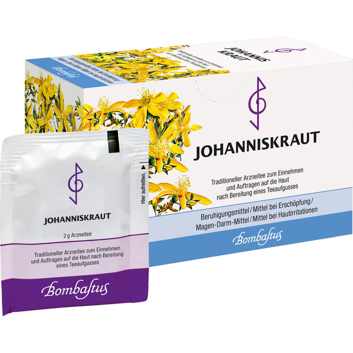 Bombastus Johanniskraut Arzneitee, 20 pcs. Filter bag